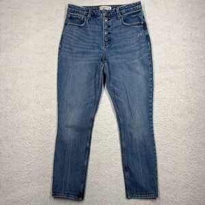 Abercrombie & Fitch Jeans The Skinny High Rise Distressed Jeans Women's 6 Reg